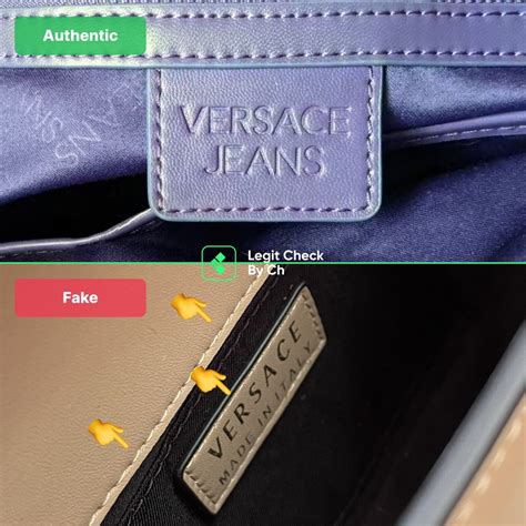 fake designer bookbags versace|versace authentication check.